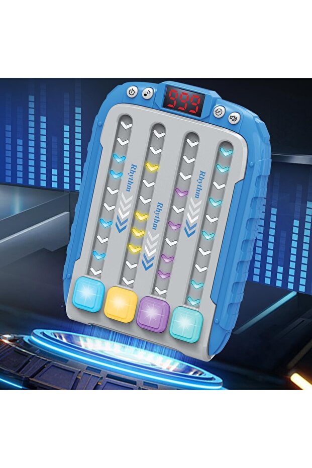 Interactive Toy Flippy, Rhythm Game, Musical Function, +3 Years, Blue - 4