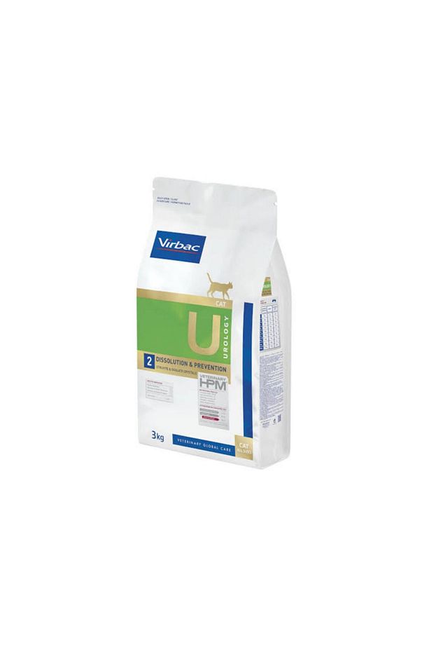 U2 dissolution & prevention urology kedi urinary uriner sistem kuru maması 3 kg - 1