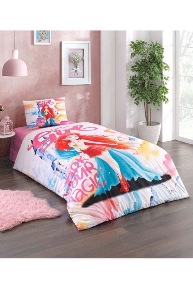 Crystal Ranforce Single Duvet Cover Set Girl's Duvet Cover