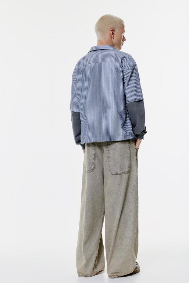 Çizgili STWD gömlek - 4