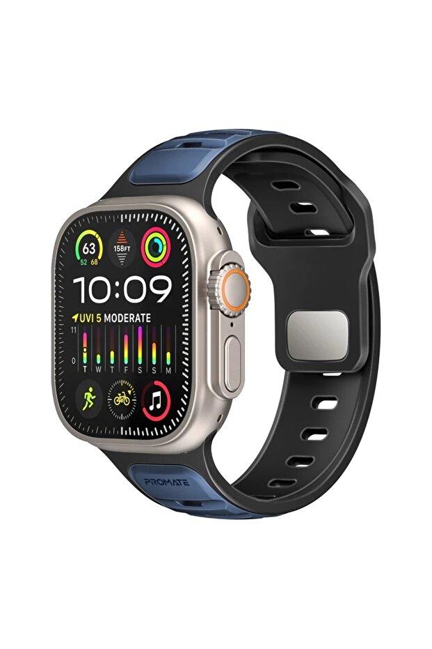 Durable Two-Toned Silicone Sporty Watch Band