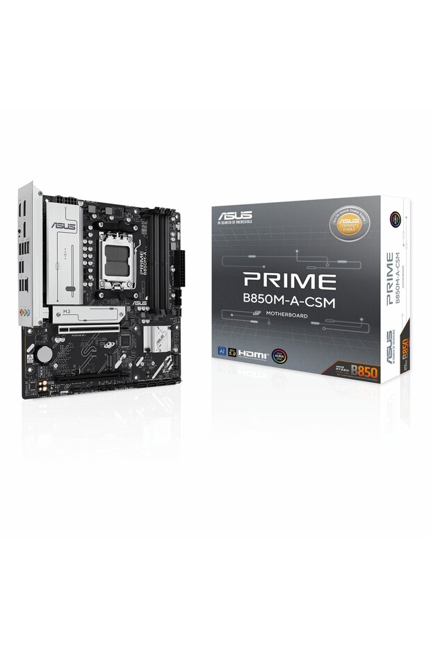 Prime B850M-A-CSM DDR5 (8000MHz)OC M.2 HDMI/DP PCIe 5.0 AM5 mATX Anakart - 1