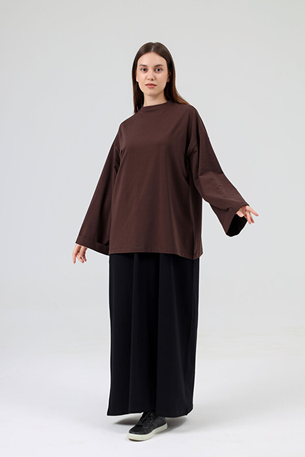 Likralı Koton Tunik