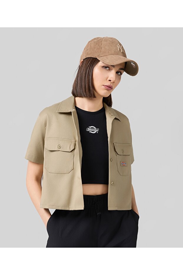 Work Shirt Cropped Ss W - 1