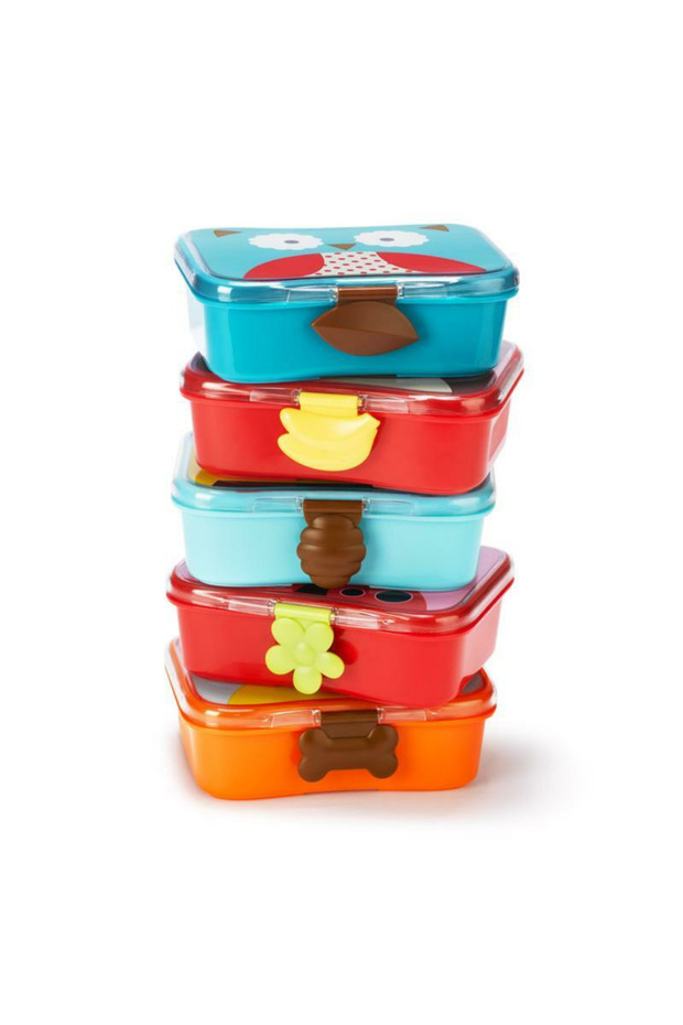 Lunch set, Skip Hop, Zoo, With 1 large box and 1 smaller box, BPA, PVC and phthalate free - 4