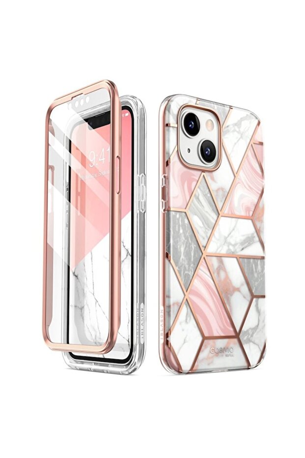 Case for iPhone 13/14, Polyurethane, Marble - 2