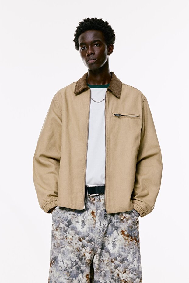 Kadife Yakalı Ceket - 4