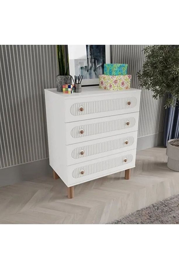 Soho 4 Çekmeceli Mdf Şifonyer - 1