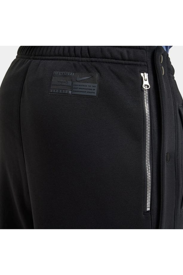 LeBron James Therma-FIT Issue Pant TA Erkek siyah yandan cıtlı polarlı Eşofman Altı fz1036-010 - 5