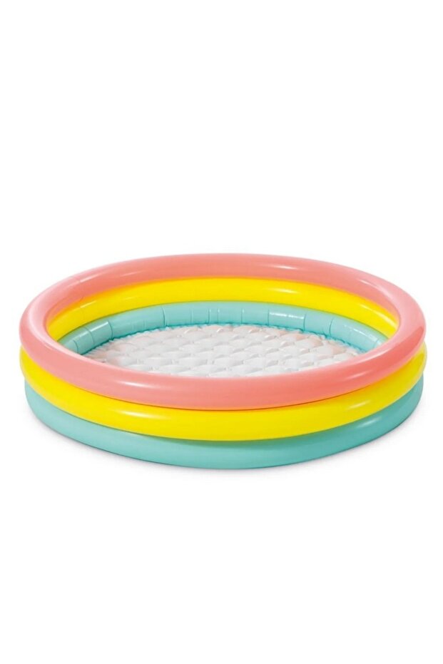 Colorful Inflatable Base 3 Section Pool 114X25 cm
