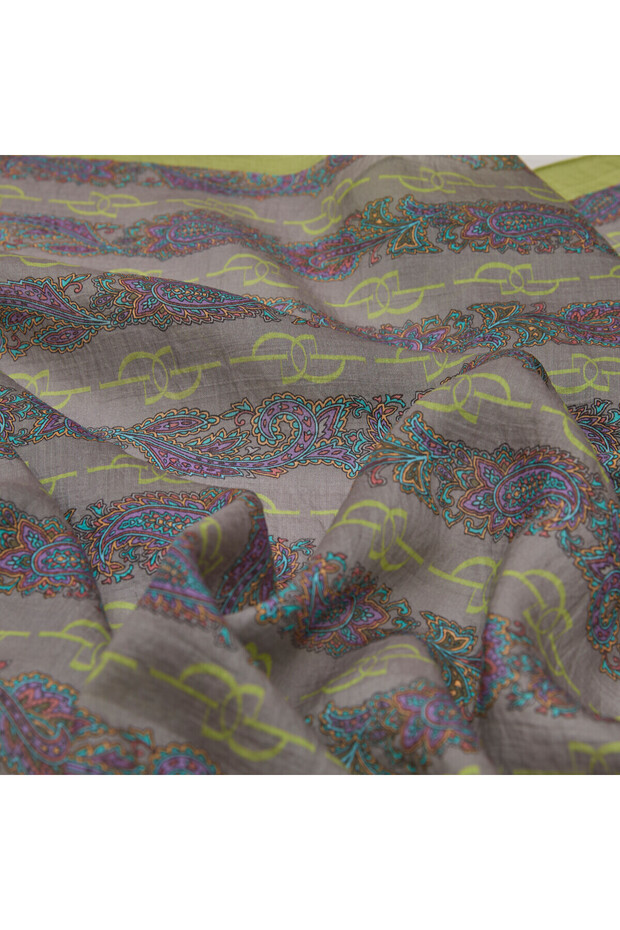 Pine Scent Monogram Patterned Shawl - 3