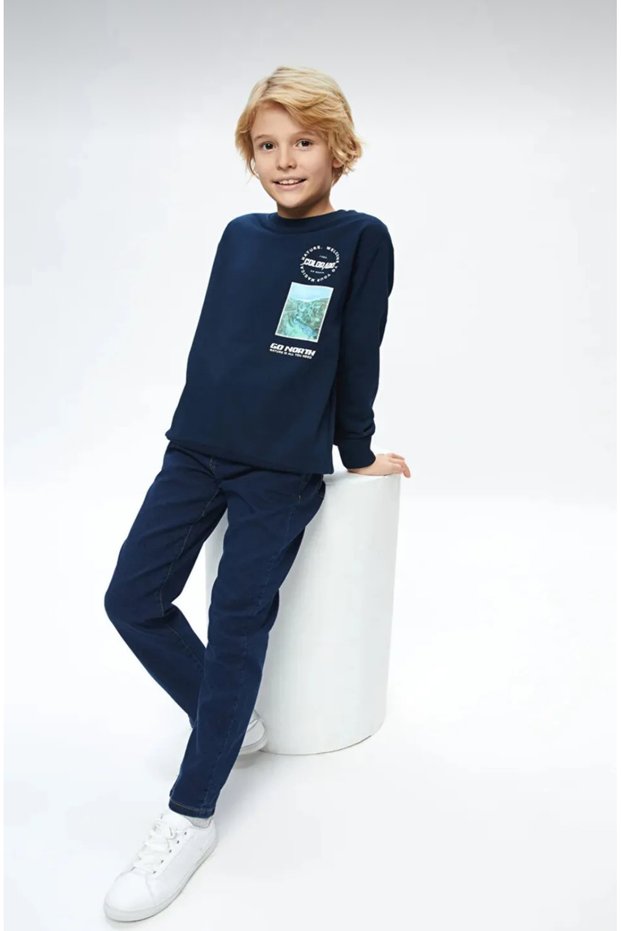 Boy's Straight Fit Jean Trousers Straight Leg | Regular Fit Denim