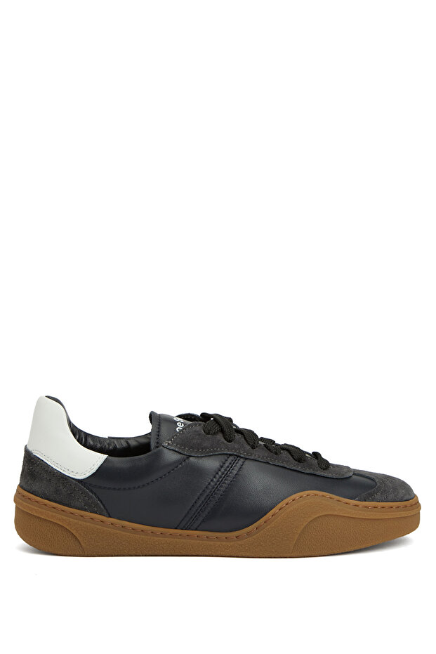 Bars Lacivert Kadın Deri Sneaker - 1