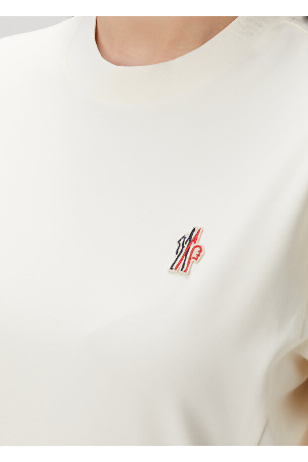 Gren Dynamics Krem Logo Patchli T-shirt - 5