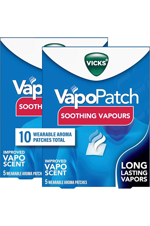 VapoPatch, Wearable Mess-Free Aroma Patch, Soothing & Comforting Non-Medicated Vapors
