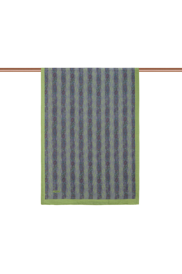 Pine Scent Monogram Patterned Shawl - 1