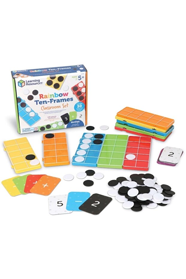 Educational Game Learning Resources - Base Models in 10, Rainbow - 3