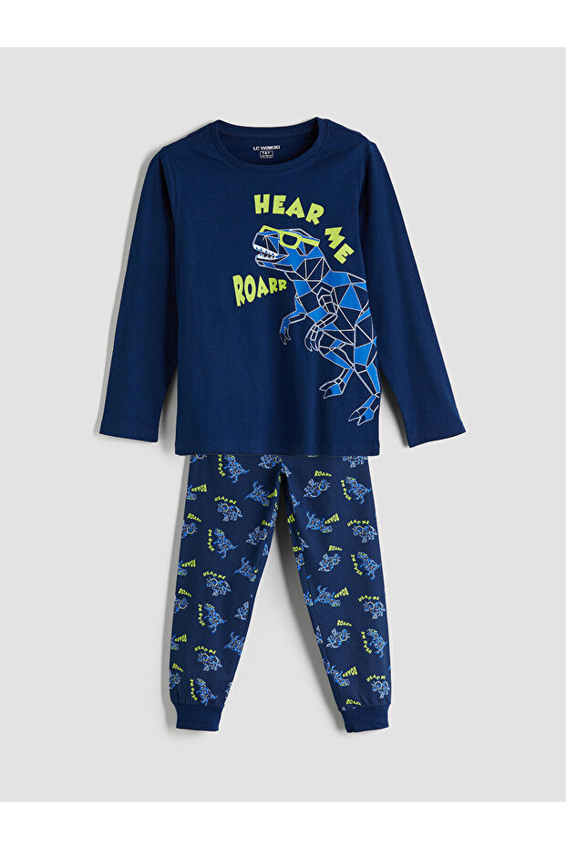 New Season Crew Neck Boys Pajama Set