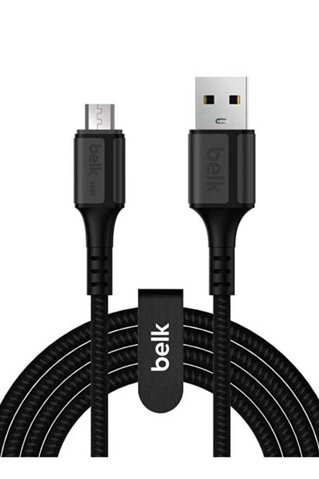 كابل شحن سريع من USB إلى Micro مصنوع من النايلون المضفر المقاوم للقطع بطول 120 سم بقوة 10 وات