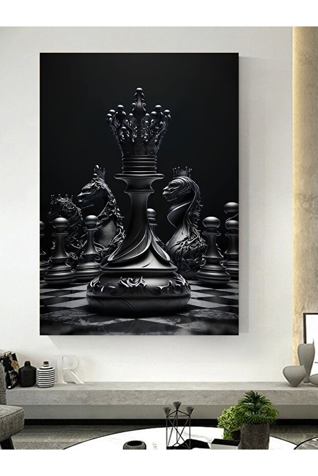 SATRANÇ KANVAS TABLO - 1