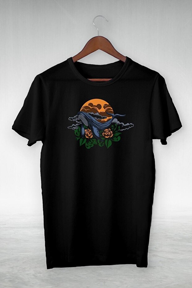 Unisex Black T-Shirt Cte-007