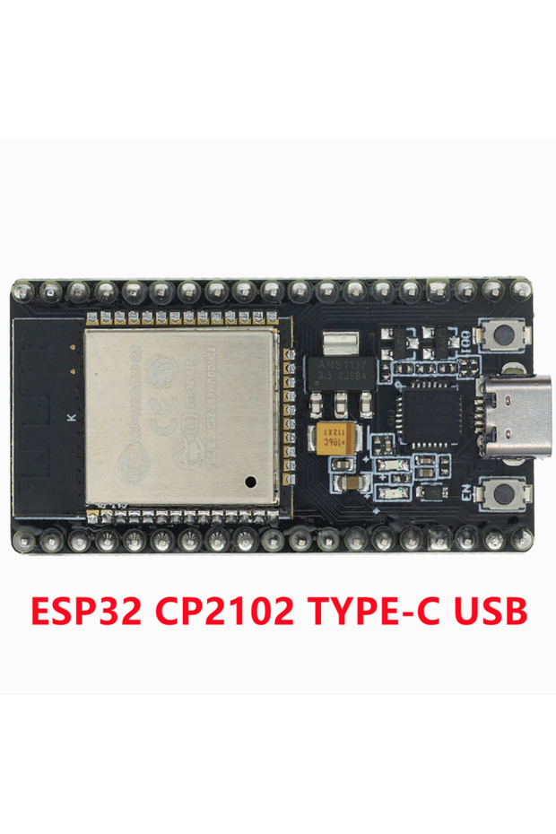 لوحة تطوير ESP32S-CP2102-TYPE C مع واي فاي وبلوتوث، استهلاك منخفض للغاية للطاقة، معالج ثنائي النواة