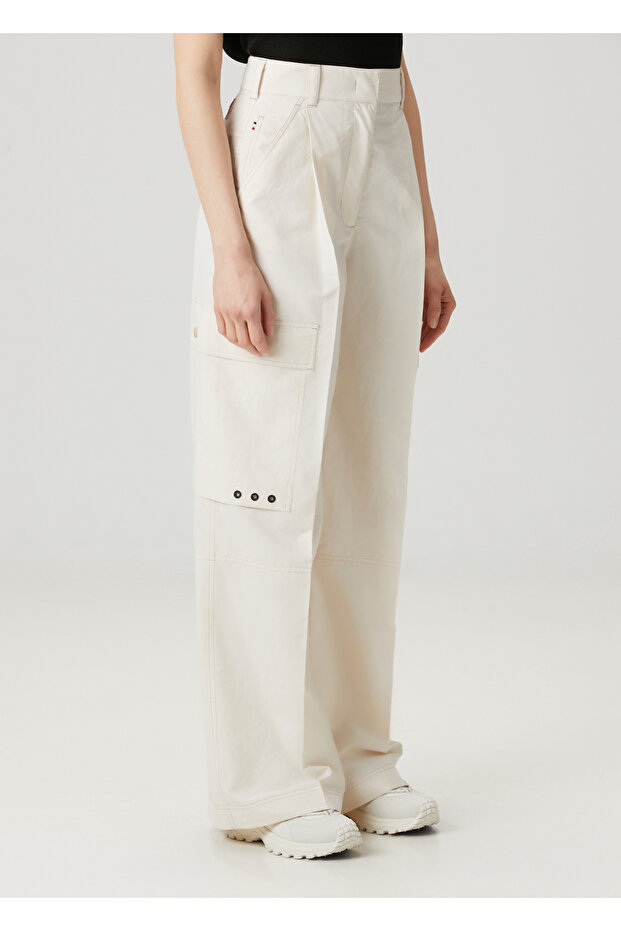 Krem Kargo Pantolon - 3