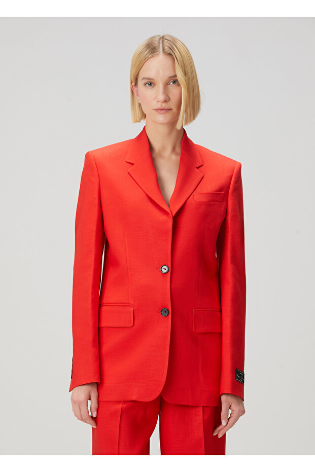 Kırmızı Blazer - 3