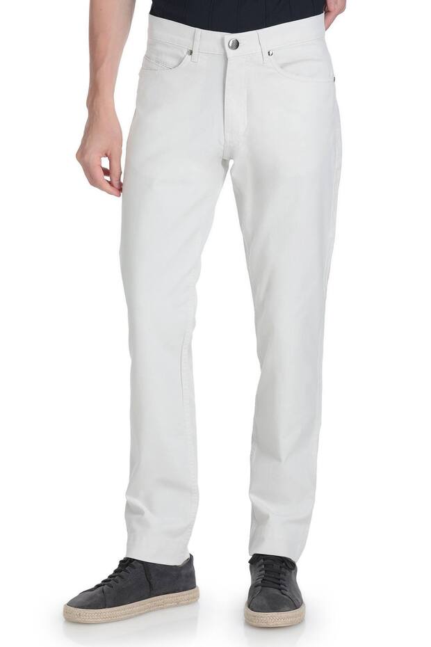 Taş Regular Fit Pamuklu 5 Cep Kanvas Pantolon - 1