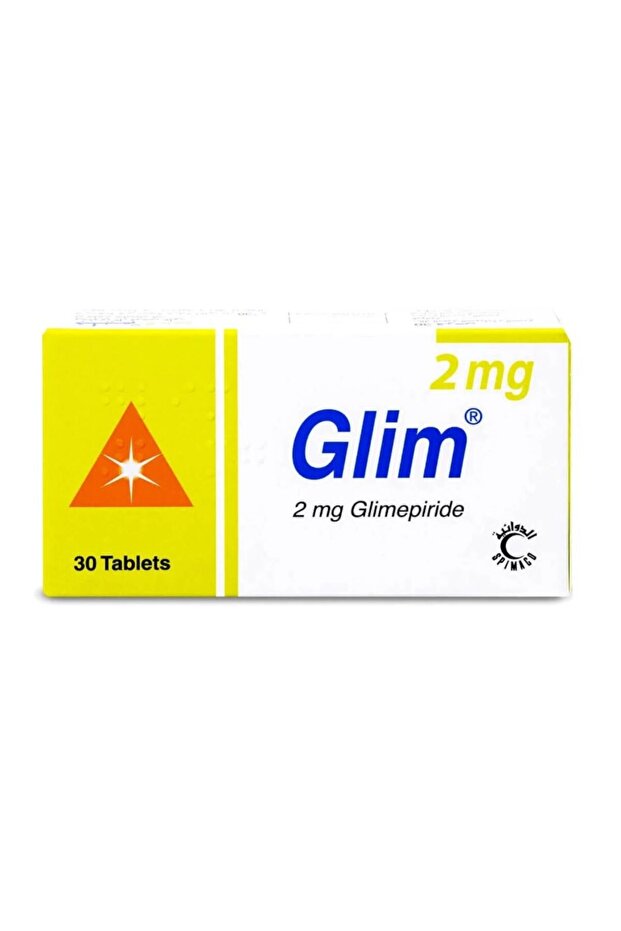جليم 2 مجم 30 قرصGlim 2 mg glimepiride Tablets × 30