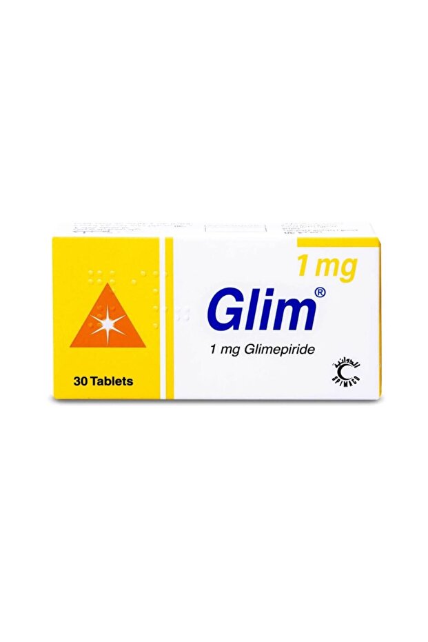 جليم 1 مجم 30 قرص Glim 1 mg glimepiride Tablets × 30