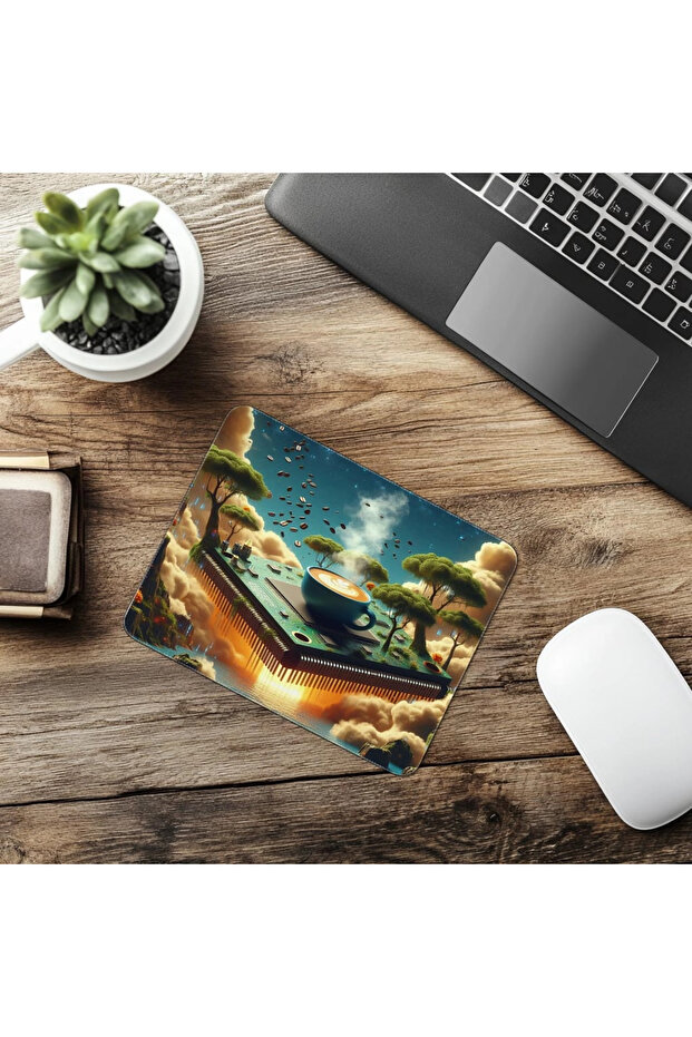 Data Cloudy Fictional Code Mousepad - 19X23 cm 2 mm Rectangle Imported Printed Mouse Pad - 6