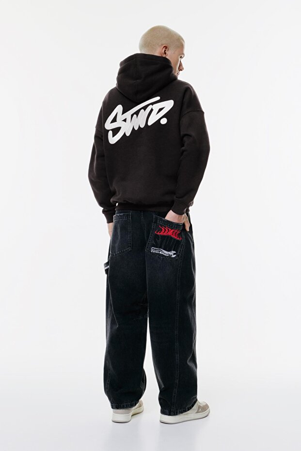 STWD kapüşonlu sweatshirt - 5
