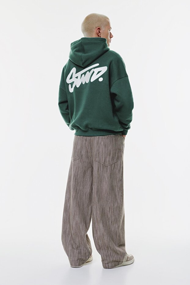 STWD kapüşonlu sweatshirt - 1