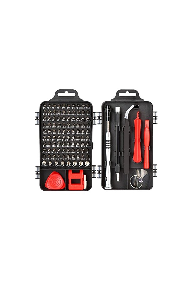مجموعة مفكات براغي دقيقة 110 في 1 للأدوات الإلكترونية والكهربائية - 1