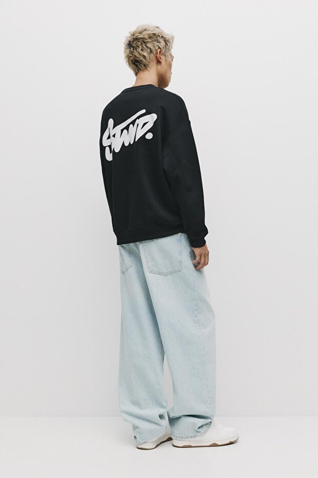 STWD bisiklet yaka sweatshirt - 4