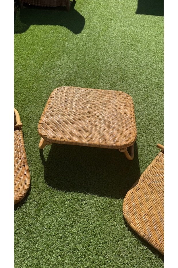 Bambu Mini Şezlong Takımı - 4