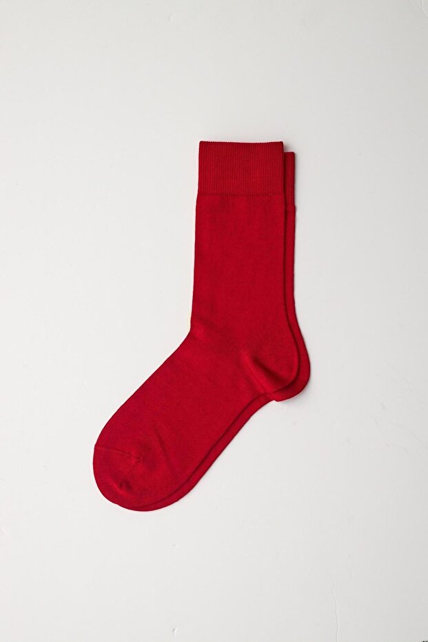 Men's family red socks