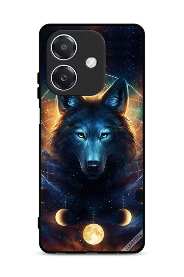 Oppo A3x 5G Protective Case Cover Wolf In Space