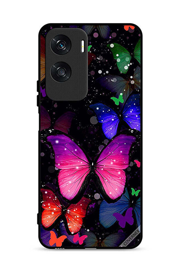 غطاء حماية لهاتف Honor X50i 5G بنقشة الفراشات