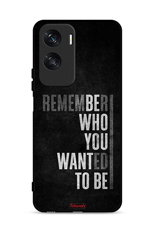 غطاء حماية لهاتف Honor X50i 5G تذكر من أردت أن تكون