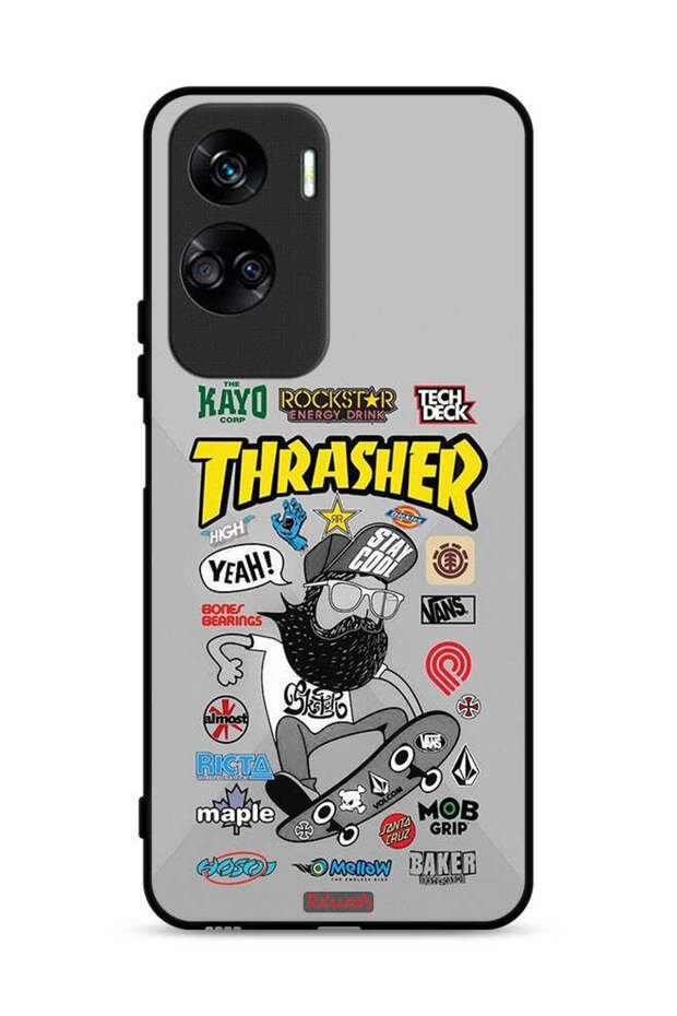 غطاء حماية لهاتف Honor 90 Lite 5G، ملصق Thrasher