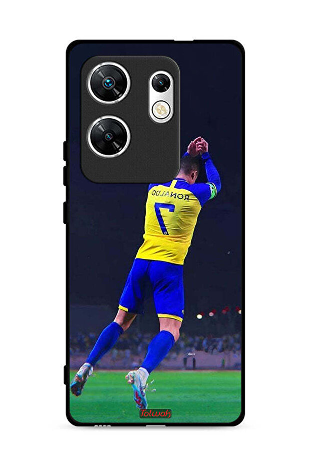 غطاء حماية لهاتف Infinix Zero 30 4G بطبعة كريستيانو رونالدو