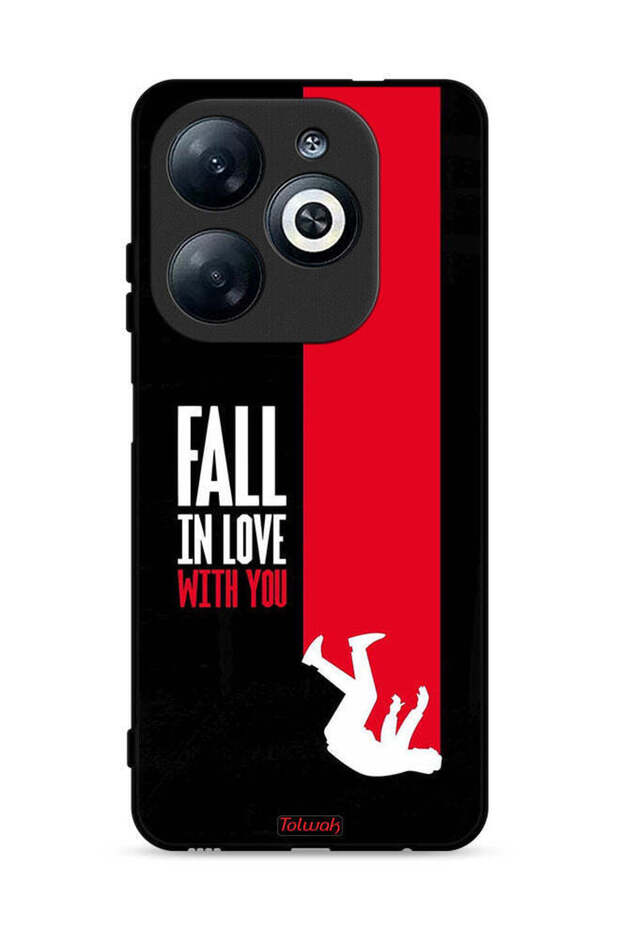 غطاء حماية لهاتف Infinix Smart 8 4G "Fall In Love With You"