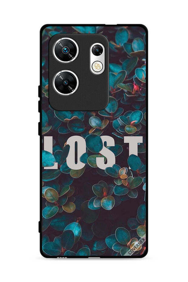 غطاء حماية لهاتف Infinix Zero 30 4G بطبعة Lost In Leaves