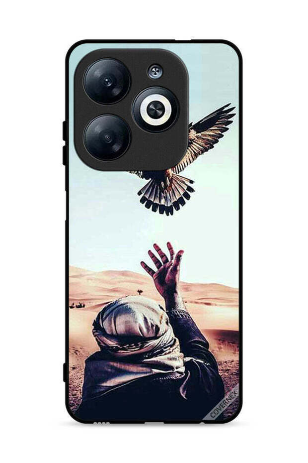 غطاء حماية لهاتف Infinix Smart 8 4G بتصميم Eagle Landing