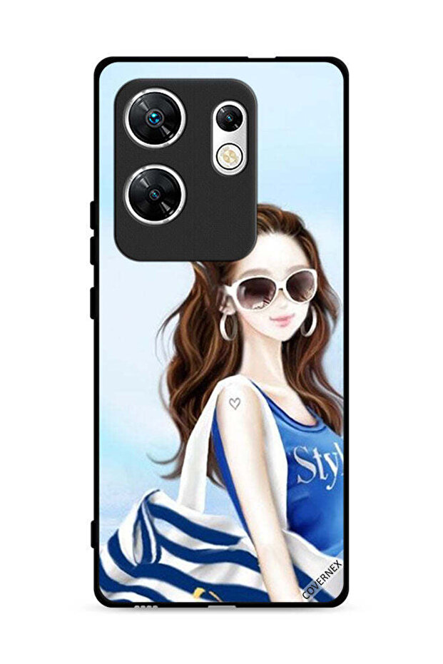 غطاء حماية لهاتف Infinix Zero 30 4G بتصميم قميص