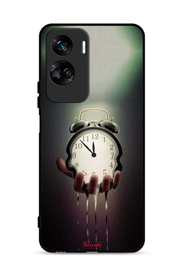 غطاء حماية لهاتف Honor 90 Lite 5G على شكل ساعة