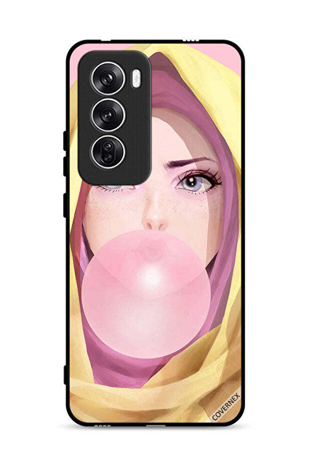 غطاء حماية لهاتف Oppo Reno12 5G بتصميم بالون الفقاعات