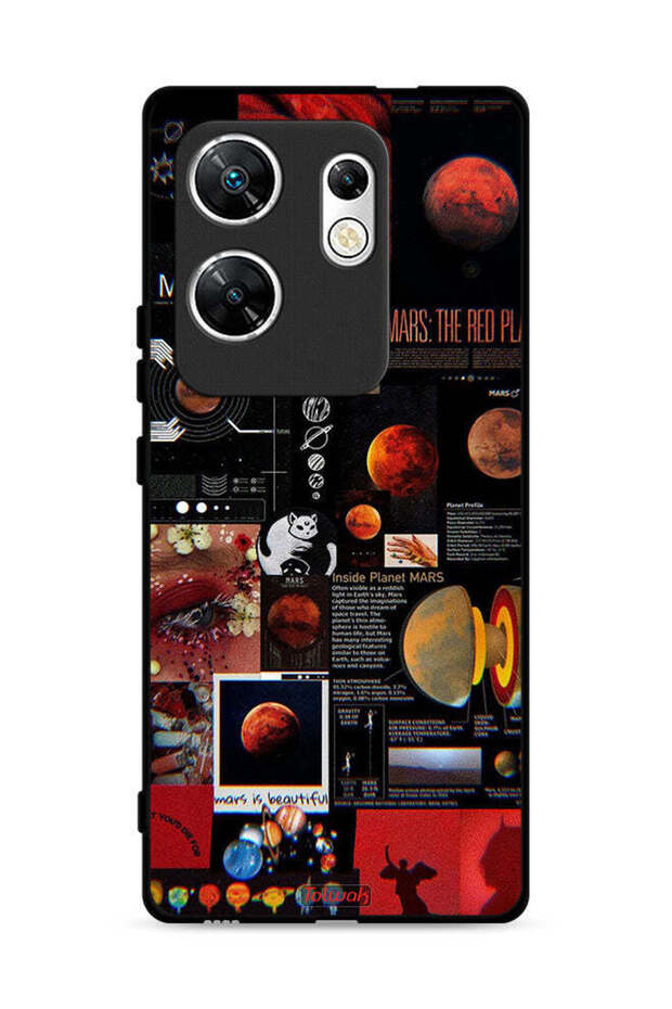 غطاء حماية لهاتف Infinix Zero 30 4G بنقش Mars Art